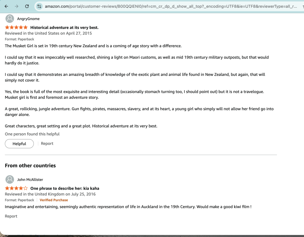 Amazon reviews